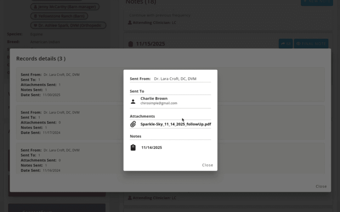 Sending Notes: Manual / Auto-Send